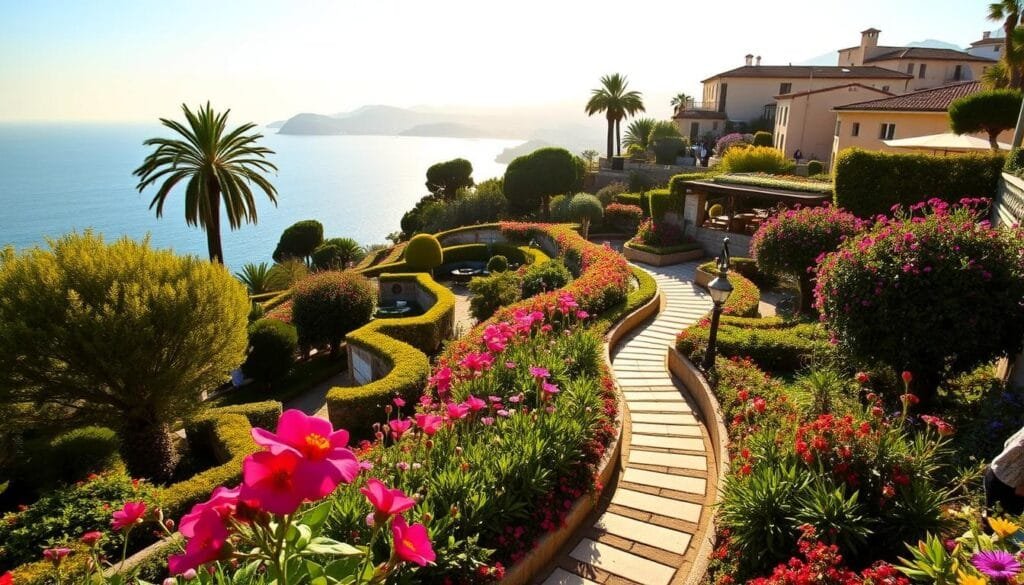 Jardines románticos de Menton en la Riviera Francesa