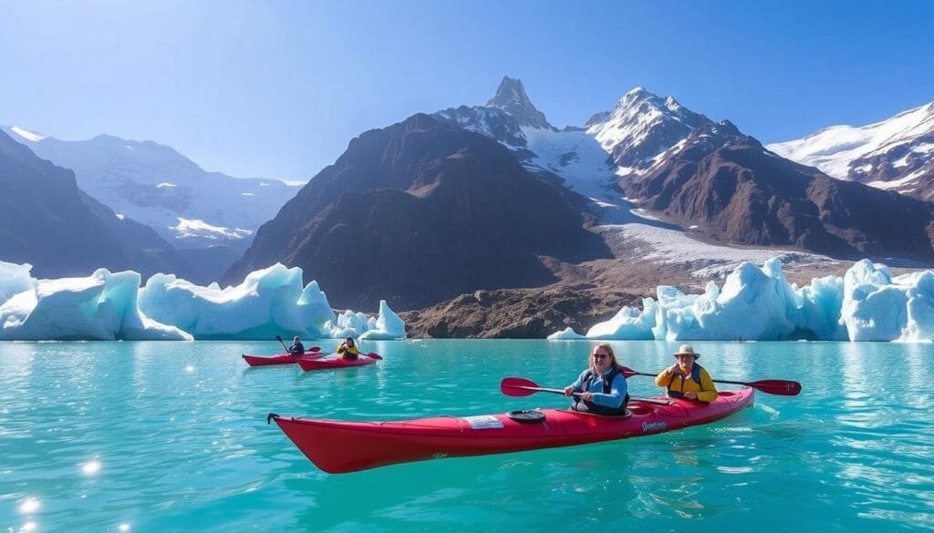 Kayak en glaciares de Patagonia Kayak en glaciares de Patagonia