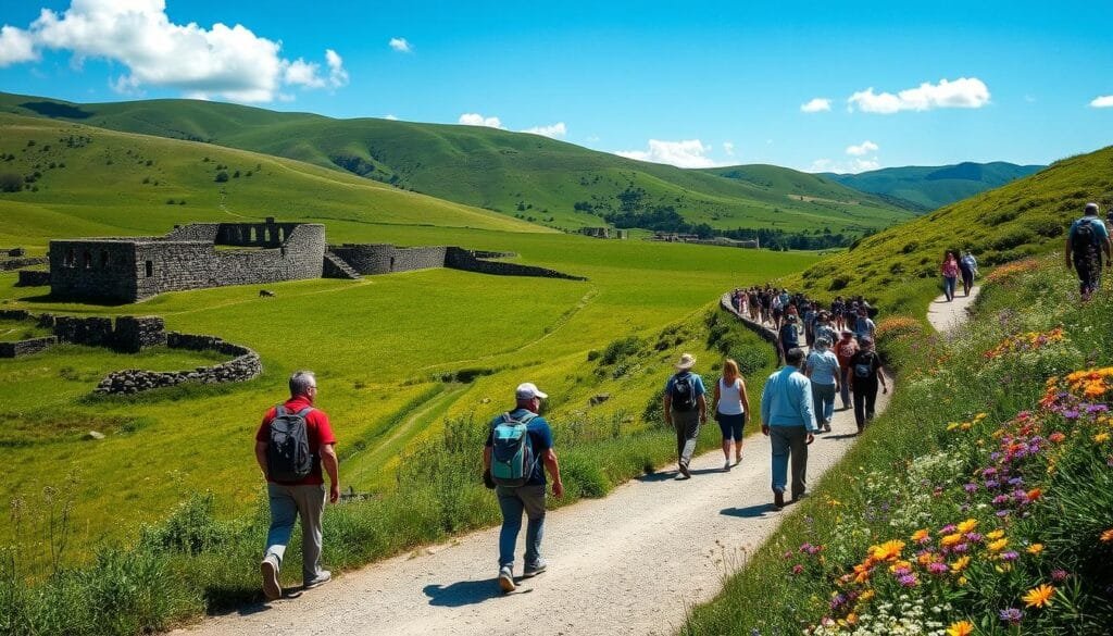 Peregrinos en el Camino de Santiago
