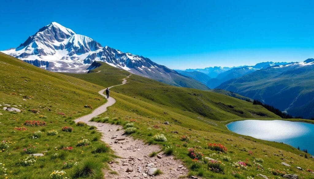 Ruta de senderismo en Gran Paradiso Alpes