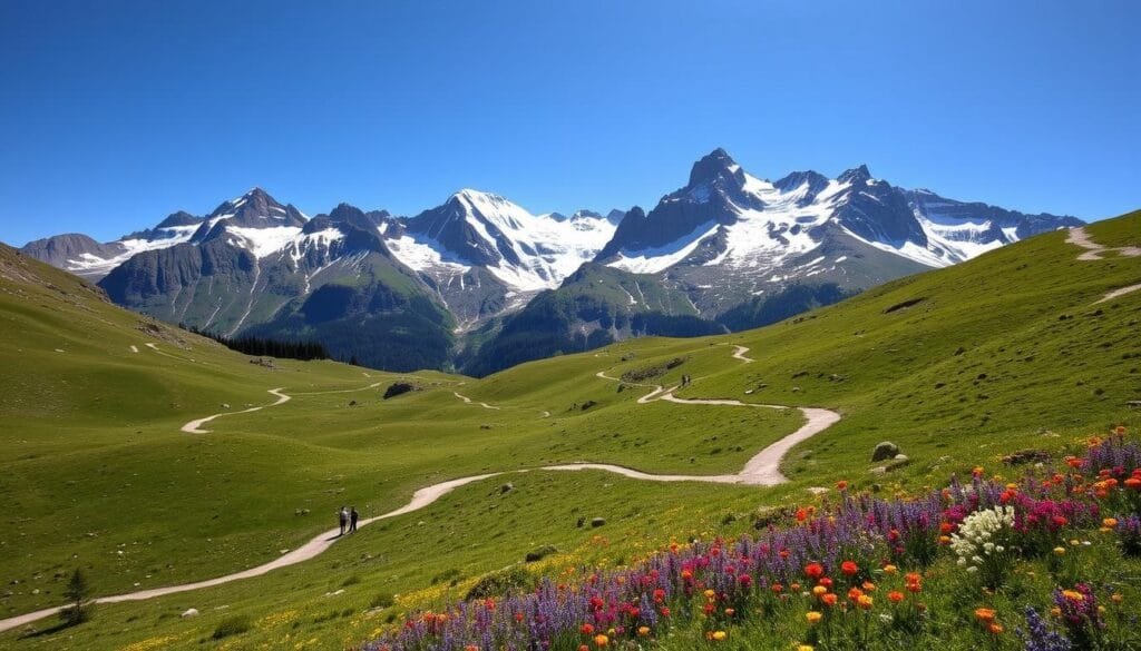 Rutas de senderismo en los Alpes