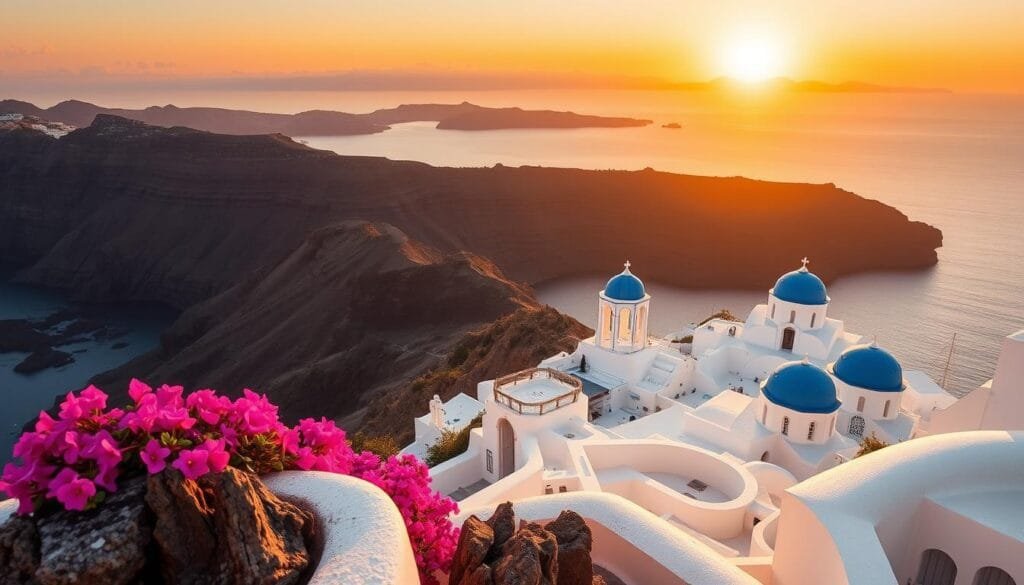 Santorini paisaje volcánico