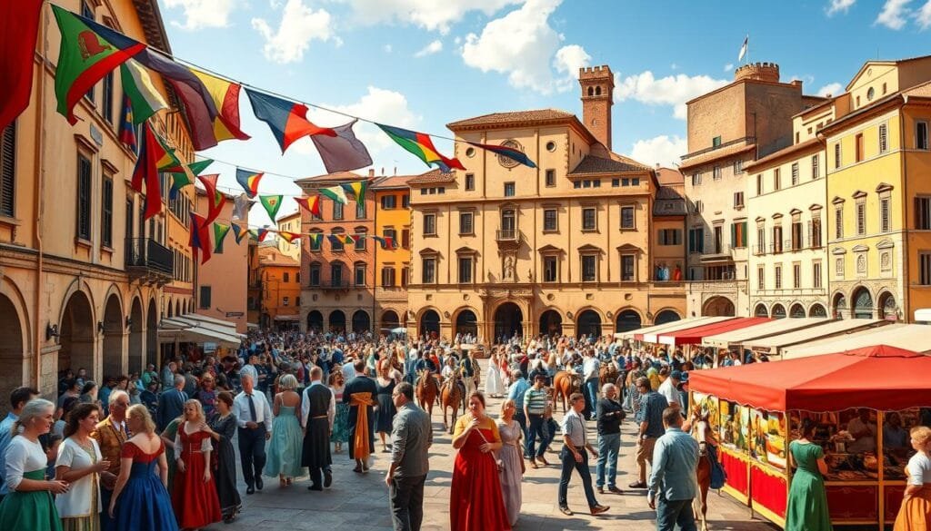Siena tradiciones mediterráneo