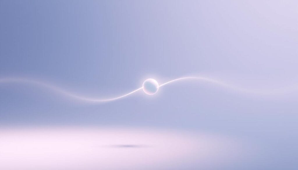 A serene quantum superposition, a luminous wave-particle duality dancing in an ethereal void. A single electron, suspended in a state of infinite potential, its trajectory an enigmatic superimposition. Soft, diffuse lighting casts a dreamlike glow, blurring the boundaries between the physical and the metaphysical. Elegant, minimalist composition, with the electron's ghostly silhouette at the center, surrounded by a faint halo of quantum uncertainty. Subtle chromatic gradients in shades of blue and violet, conveying the tranquil, mystical nature of this fundamental quantum phenomenon. A visually captivating representation of the mysterious principles underlying the strange world of quantum computing.