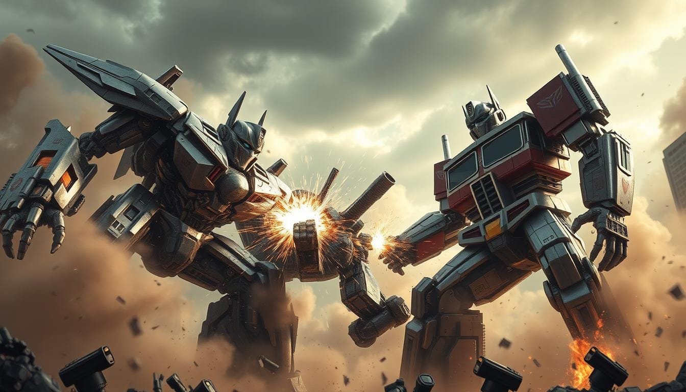 Optimus Prime vs Un Jaeger (Pacific Rim) IA