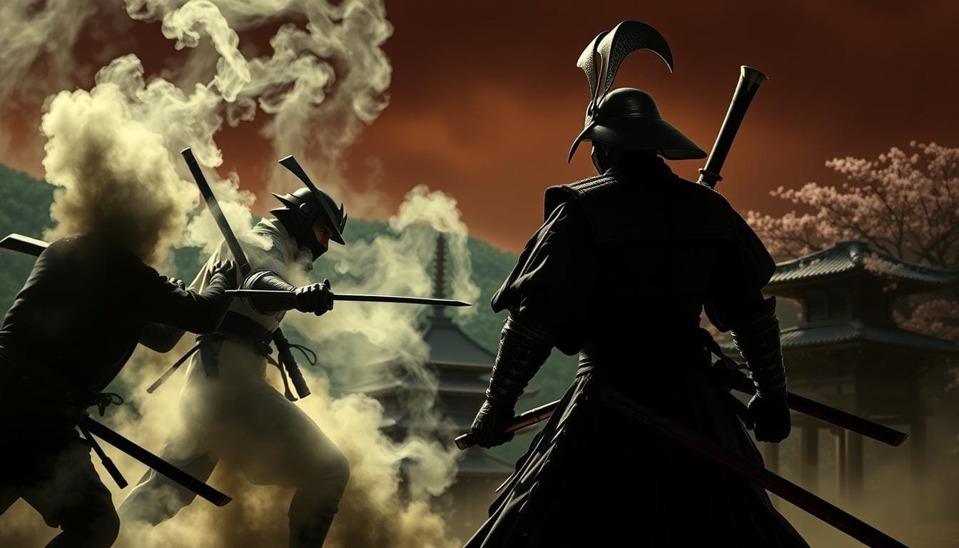 Un Ninja (Naruto) vs Un Samurai (Real) IA