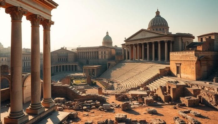 Viajar a la antigua Roma