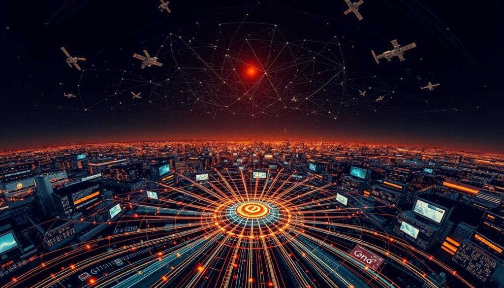 A 360-degree data integration vision, a cohesive panorama of interconnected information flows. In the foreground, a central hub of data streams converging, pulsing with luminous energy. Surrounding it, a dynamic array of sensors, satellites, and devices capturing real-time data from multiple perspectives. In the middle ground, abstract data visualizations - graphs, charts, and diagrams - weaving a tapestry of insights. In the background, a vast landscape of servers, databases, and cloud infrastructure, seamlessly integrated to provide a comprehensive, all-encompassing view. Warm, subtle lighting casts a harmonious glow, evoking a sense of unity and clarity. Captured through a wide-angle lens, the scene conveys the expansive nature of 360-degree data integration, seamlessly consolidating information from diverse sources. A 360-degree data integration vision, a cohesive panorama of interconnected information flows. In the foreground, a central hub of data streams converging, pulsing with luminous energy. Surrounding it, a dynamic array of sensors, satellites, and devices capturing real-time data from multiple perspectives. In the middle ground, abstract data visualizations - graphs, charts, and diagrams - weaving a tapestry of insights. In the background, a vast landscape of servers, databases, and cloud infrastructure, seamlessly integrated to provide a comprehensive, all-encompassing view. Warm, subtle lighting casts a harmonious glow, evoking a sense of unity and clarity. Captured through a wide-angle lens, the scene conveys the expansive nature of 360-degree data integration, seamlessly consolidating information from diverse sources.