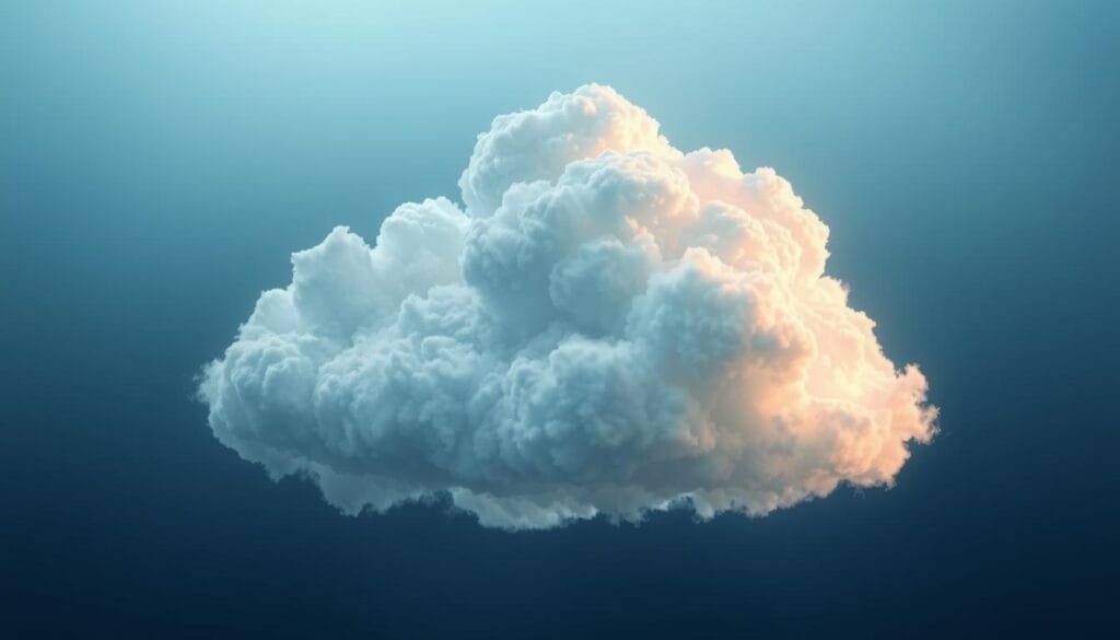 A detailed cross-section of cloud components, showcasing the intricate structure and composition of these atmospheric phenomena. A crisp, scientific illustration illuminated by soft, diffused lighting that reveals the delicate balance of water droplets, ice crystals, and air pockets that give clouds their buoyant nature. Captured from a slightly elevated perspective to provide an insightful, technical view into the physics behind cloud formation and levitation. Rendered with precise, photorealistic detail to visually explain the scientific principles at work.