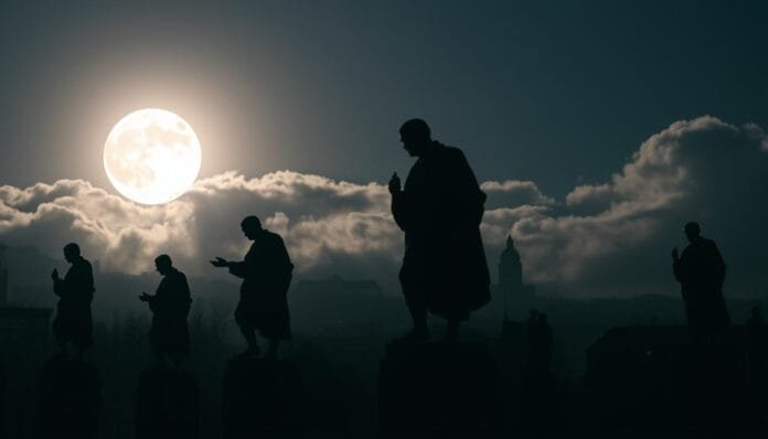 Estatuas cobran vida