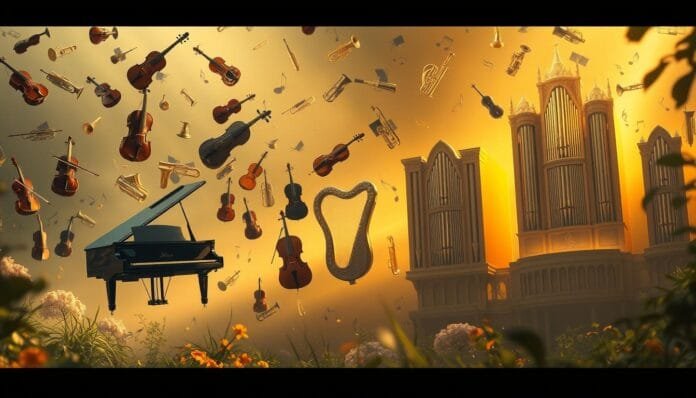 Instrumentos tocan solos