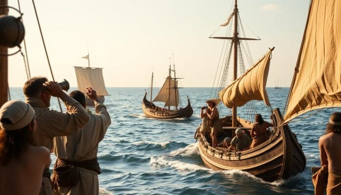 Orientación antes de la brújula