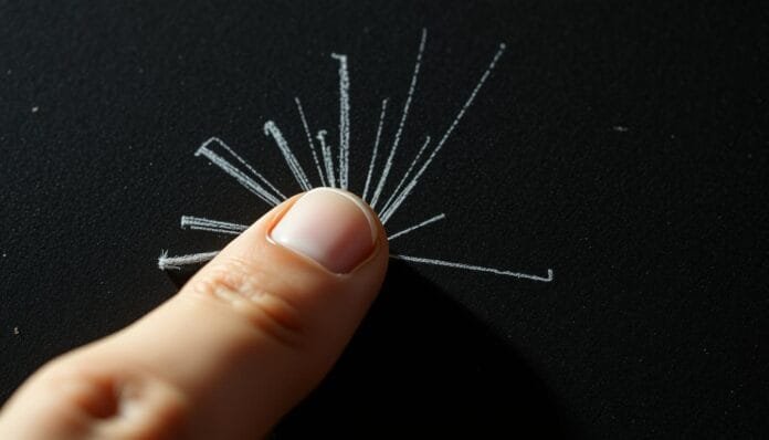 Sonido de uña en pizarra