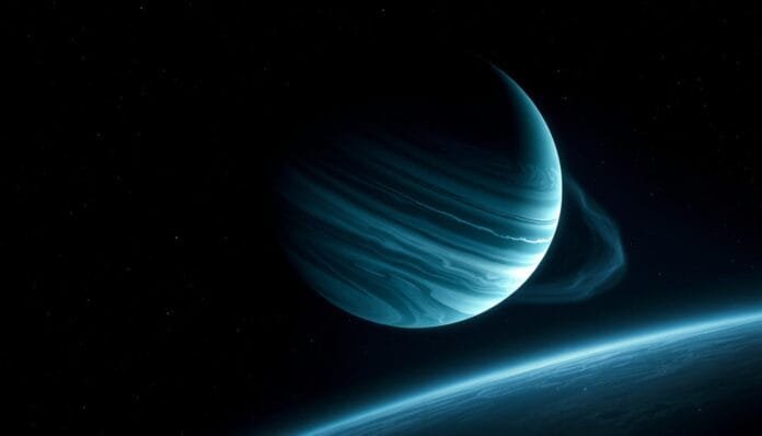 El planeta que gira de lado