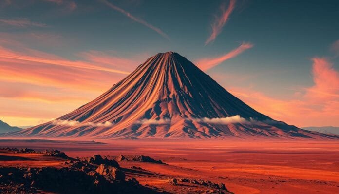 El volcán más grande