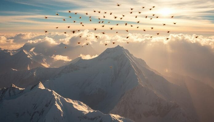 Las abejas pueden volar más alto