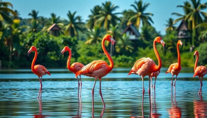 Los flamencos son blancos