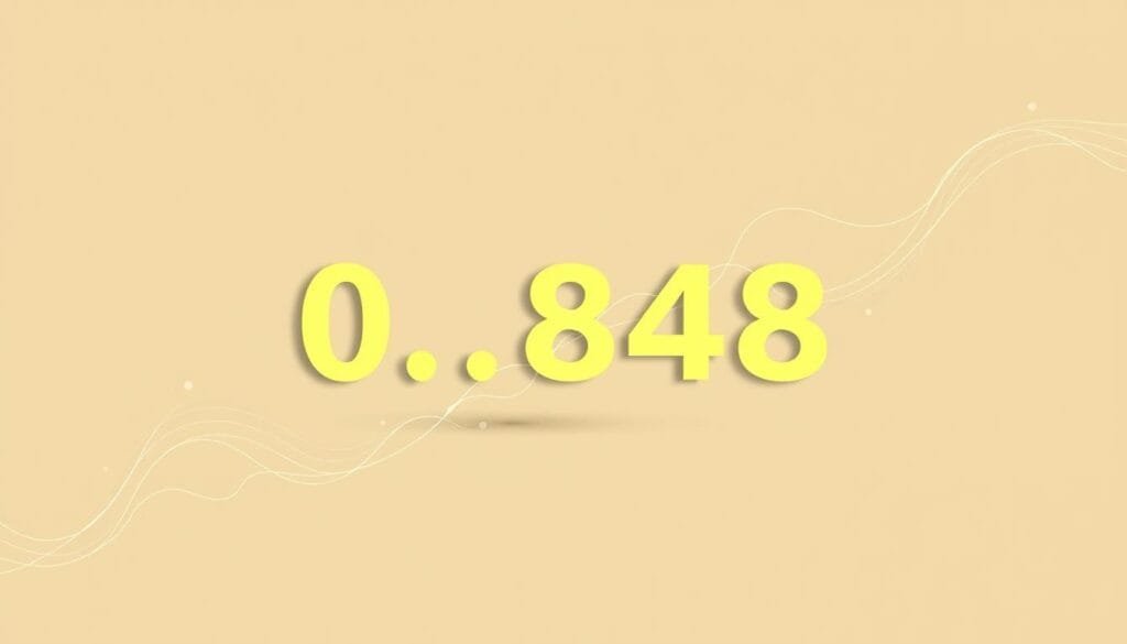 A striking visual representation of the price and volatility of Dogecoin, the meme-inspired cryptocurrency that defied expectations. Set against a minimalist background, a large, prominently displayed number "0.6848" hovers in the foreground, showcasing the historical peak value of Dogecoin. The number is rendered in a bold, clean typeface, casting a subtle shadow and conveying a sense of weight and significance. Surrounding the central price point, a dynamic, swirling pattern of muted, pastel-like lines and shapes suggests the fluctuating nature of the cryptocurrency's value, capturing its journey from a humble cent to its remarkable rise. The overall composition strikes a balance between simplicity and visual interest, inviting the viewer to contemplate the remarkable story of Dogecoin's transformation from a lighthearted meme to a significant player in the digital currency landscape.
