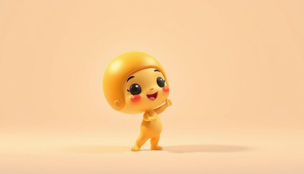 A whimsical, stylized chibi figure with a large, oversized head and a playful, expressive design. The figure is rendered in a vibrant, saturated color palette, with soft, rounded edges and a charming, endearing aesthetic. The pose is dynamic and engaging, conveying a sense of playfulness and joy. The figure is set against a minimalist, clean background, allowing the design to take center stage. The lighting is soft and diffuse, creating a warm, inviting atmosphere that enhances the charm of the chibi character. The overall effect is a delightful, visually striking image that captures the essence of the "diseño chibi" concept.