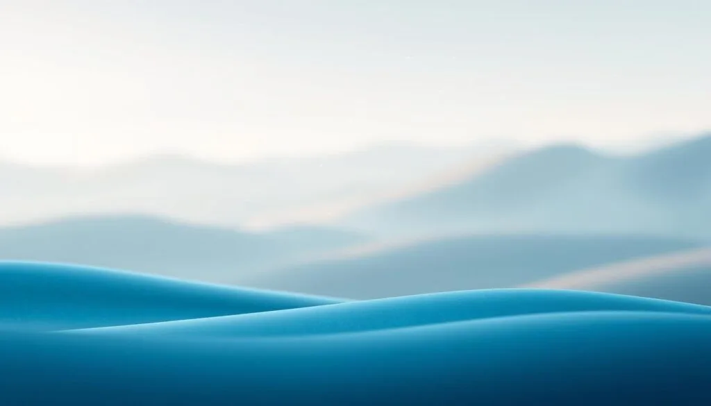 A serene, abstract landscape depicting the concept of "seguridad" or security. In the foreground, a minimalist geometric shape in shades of blue and green, symbolizing a secure foundation. The middle ground features a network of interconnected lines and polygons, representing the complex systems and protocols that maintain digital safety. In the background, a soft, blurred landscape with subtle gradients of warm hues, conveying a sense of stability and protection. The lighting is soft and diffused, creating a calming atmosphere. The overall composition is balanced and harmonious, reflecting the core principles of security and stability.