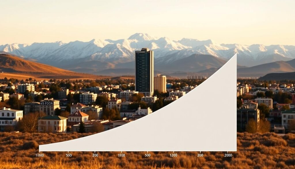 A simple interest chart against a Chilean landscape. In the foreground, a clean, minimalist graph showing the linear growth of simple interest over time. The middle ground features a cityscape of low-rise buildings, with a modern office tower in the center. In the background, the snow-capped Andes mountains rise majestically, creating a serene and tranquil atmosphere. Warm, natural lighting illuminates the scene, casting soft shadows and highlighting the clean lines of the architecture. The overall mood is one of clarity, precision, and financial stability - reflecting the practical, data-driven approach to understanding simple interest in the Chilean context. A simple interest chart against a Chilean landscape. In the foreground, a clean, minimalist graph showing the linear growth of simple interest over time. The middle ground features a cityscape of low-rise buildings, with a modern office tower in the center. In the background, the snow-capped Andes mountains rise majestically, creating a serene and tranquil atmosphere. Warm, natural lighting illuminates the scene, casting soft shadows and highlighting the clean lines of the architecture. The overall mood is one of clarity, precision, and financial stability - reflecting the practical, data-driven approach to understanding simple interest in the Chilean context.