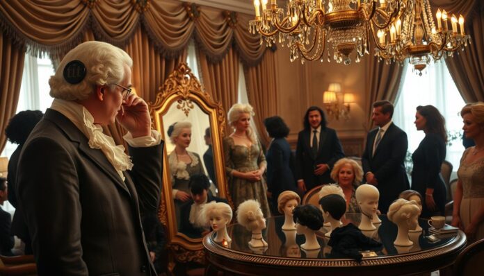 El origen de las pelucas